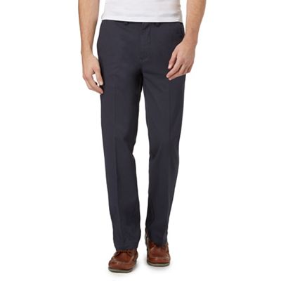 Maine New England Big and tall navy chino trousers